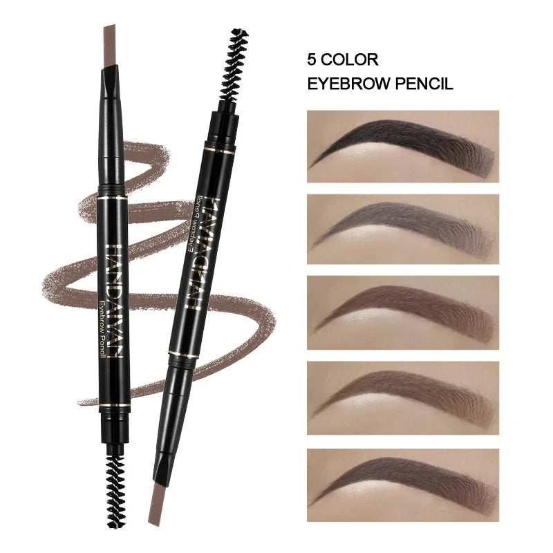 5-Color Waterproof Dual Brow Pen