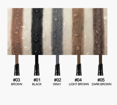 5-Color Waterproof Dual Brow Pen