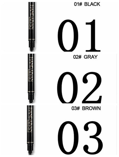 5-Color Waterproof Dual Brow Pen