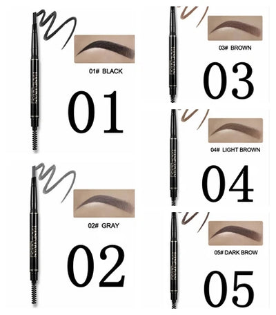 5-Color Waterproof Dual Brow Pen