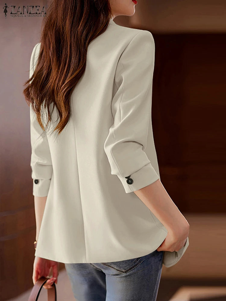 Elegant Women's Lapel Blazer