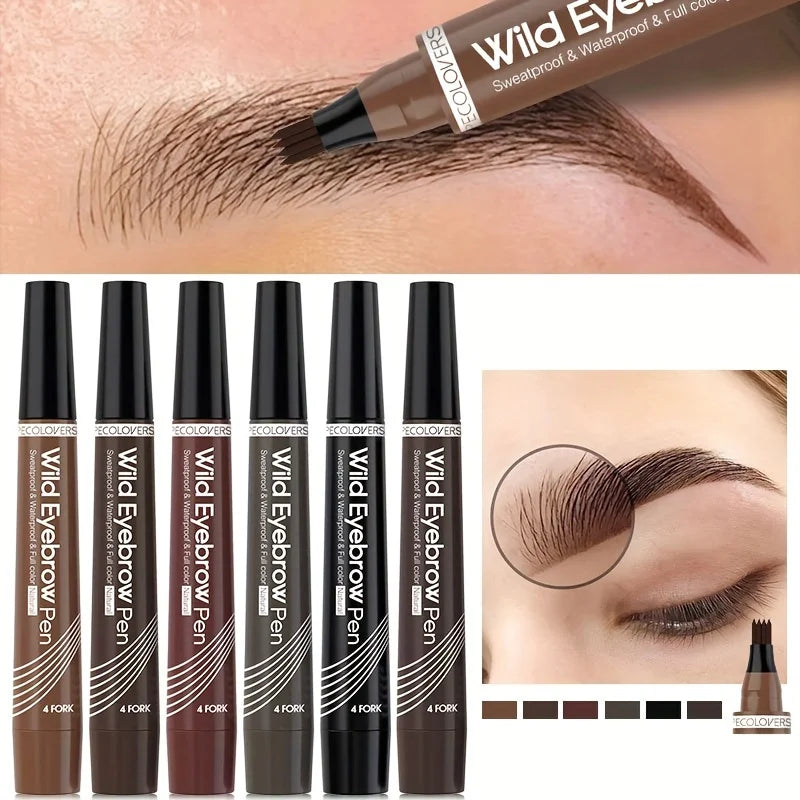 4-Fork Waterproof Brow Pen