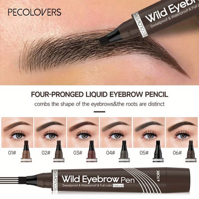 4-Fork Waterproof Brow Pen