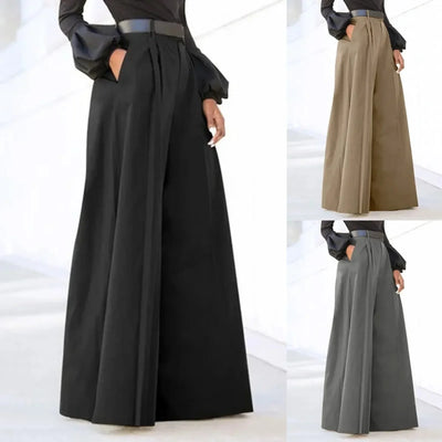 Elegant High-Waist Palazzo Pants