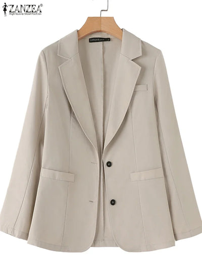 Elegant Women's Lapel Blazer