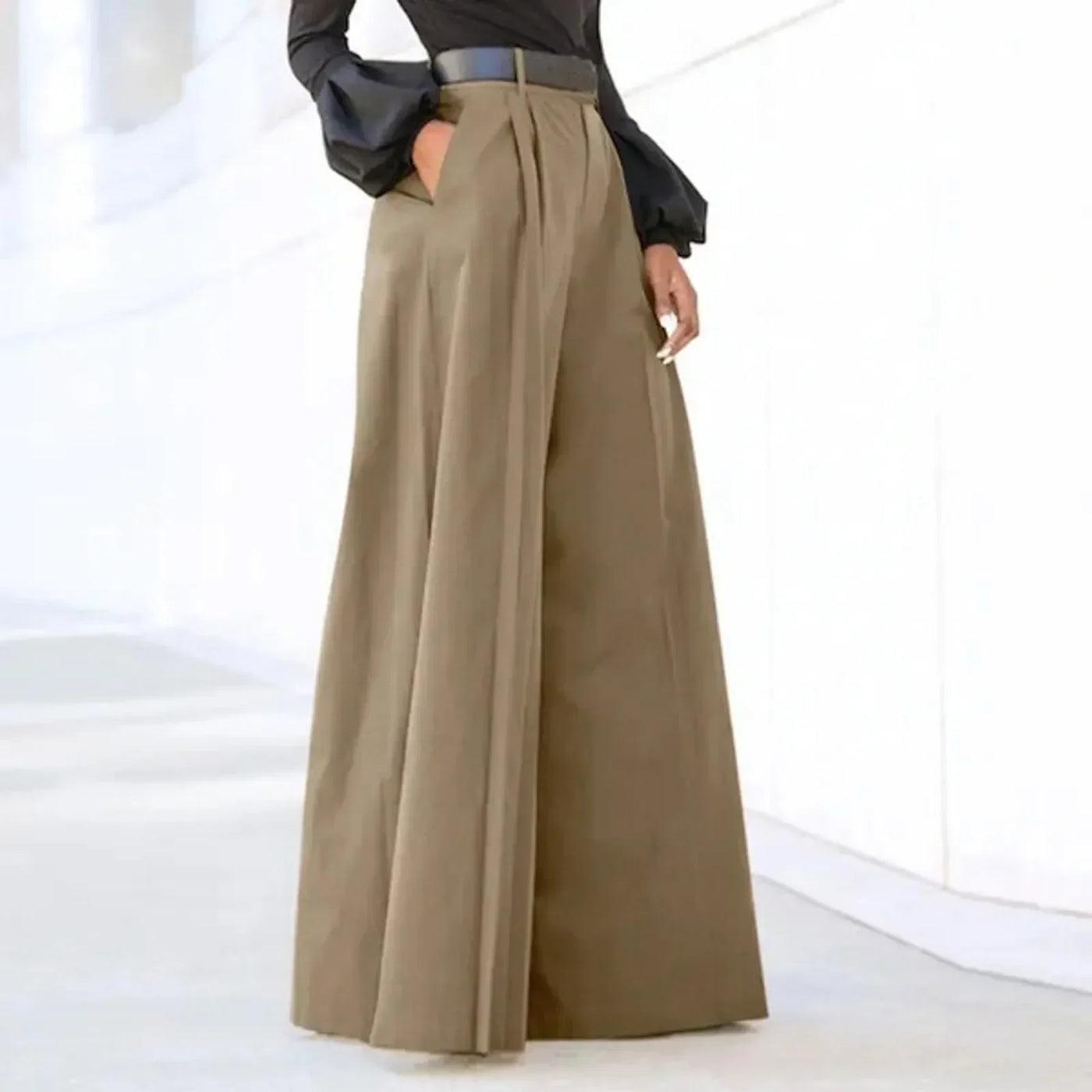 Elegant High-Waist Palazzo Pants